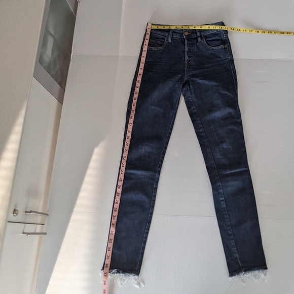 DIESEL Babhila Slim Skinny Women's frayed Hem Jeans Size: 01 W 23 L 32 - Picture 8 of 12